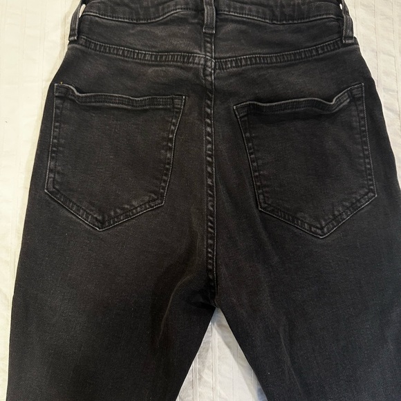 H&M Dark Wash Flare & Wide Leg Jeans - Picture 2 of 4